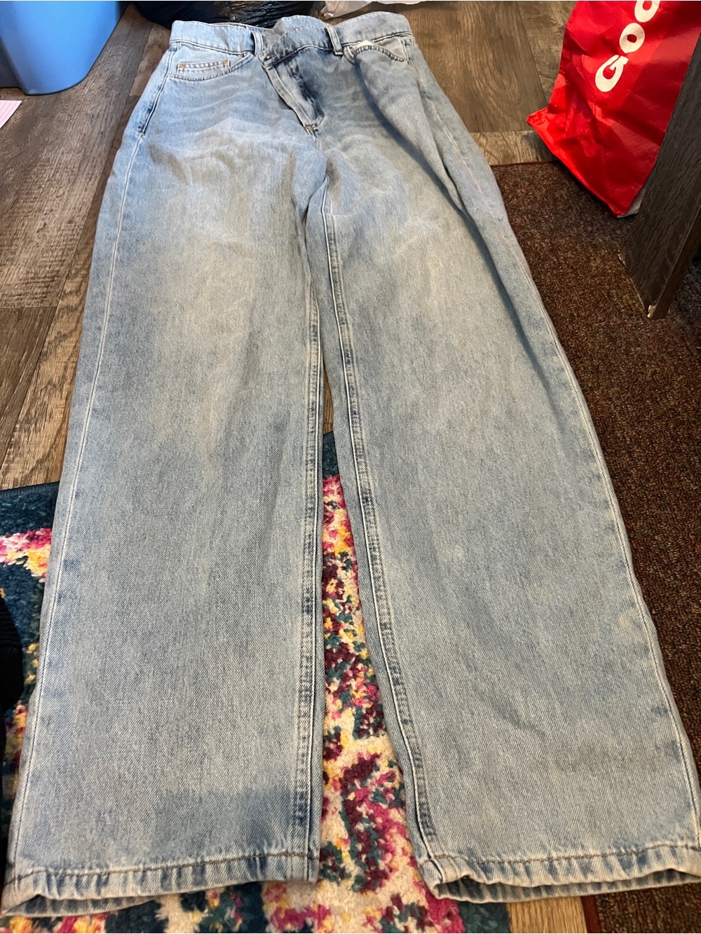 Collusion dad Light Blue Women’s Wide Leg Jeans